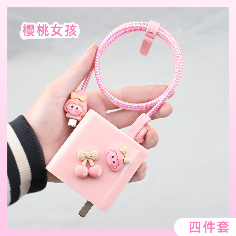 Thích hợp cho hộp bảo vệ cáp dữ liệu iQOO9 8 iqoo5pro / neo7se Bộ sạc vivo Cáp cuộn dây chống đứt