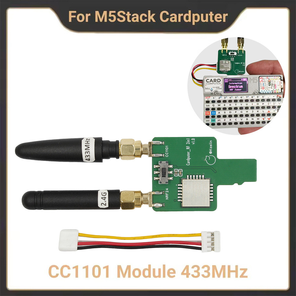 M5Stack Cardputer CC1101 433 MHz RF Mô-đun kép trong một cho chương trình Bruce