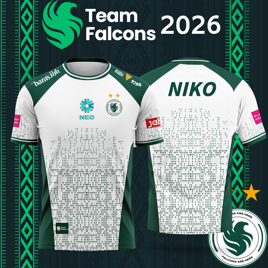 Mới Esports 2026 Falcons Team Jersey Nam Mùa Hè Tay Ngắn NIKO Gaming Tee
