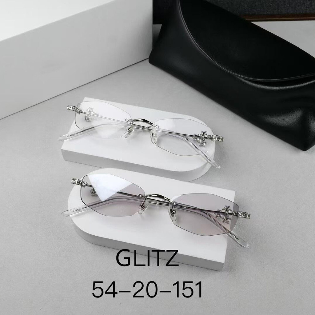 Dòng Trang Sức GM Mới 2025 Gitz Gọng Kính Không Gọng Kim Cương Tinh Tế