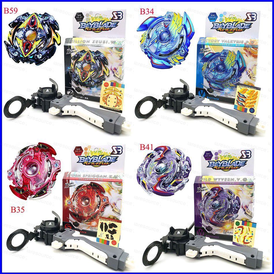 SS Beyblade Metal Fusion 4D String Launcher với gói gốc Spinning Top Set Quà tặng trẻ em