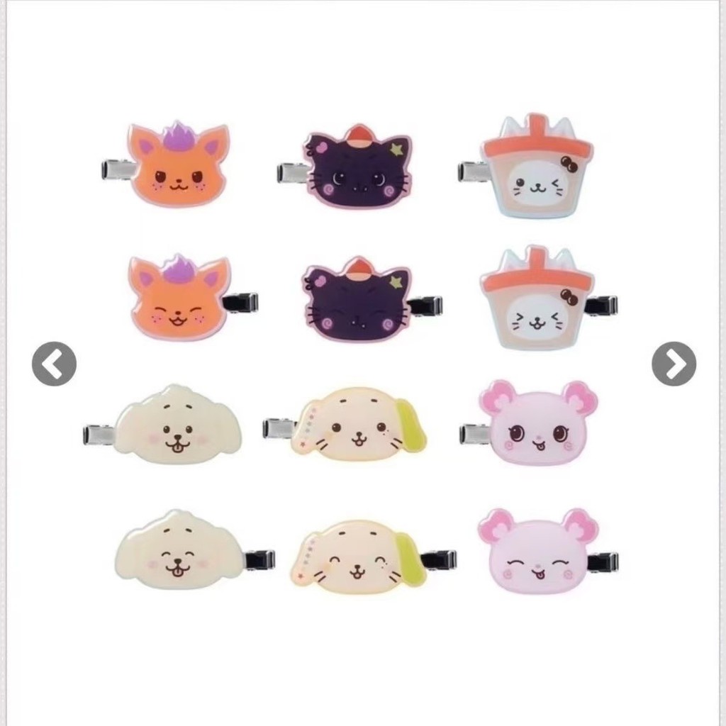 Kpop Idol NCT WISH Acrylic Kẹp Tóc Sakuya RIKU YUSHI Phụ Kiện Tóc