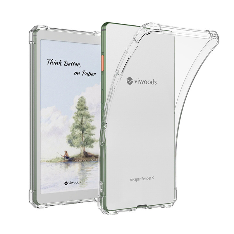 Chống rơi 6.13 "E-Reader Case Túi khí Vỏ bảo vệ chống mài mòn TPU chống sốc cho Viwoods AiPaper Read
