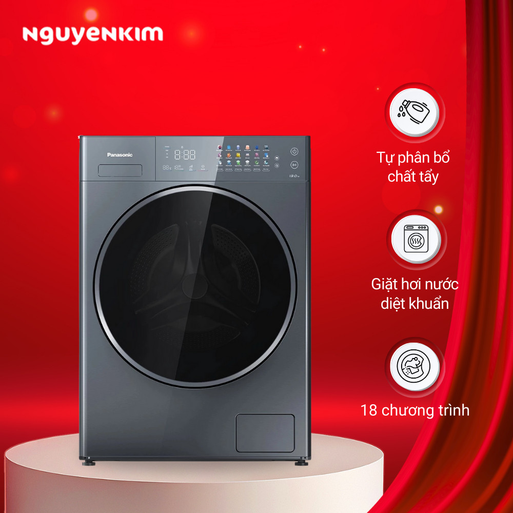 Máy giặt Panasonic Inverter 13 kg NA-26CVX1AVT