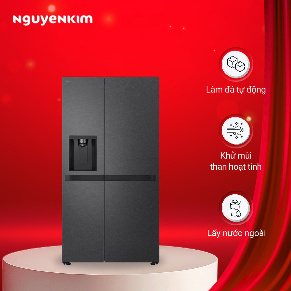 Tủ lạnh LG Inverter 641 lít LSI63BLMA