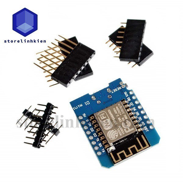044 Kit thu phát Wifi esp8266 D1 mini NodeMCU Lua (Mạch chưa nạp code)