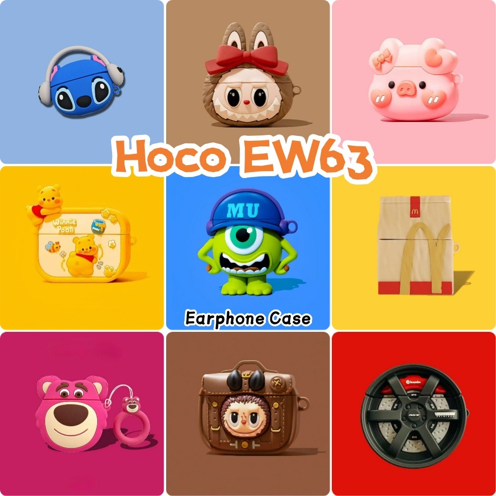 Dành Cho Hoco EW63 Vỏ Silicon Mềm Hoạt Hình Sáng Tạo Vỏ Tai Nghe NO.5