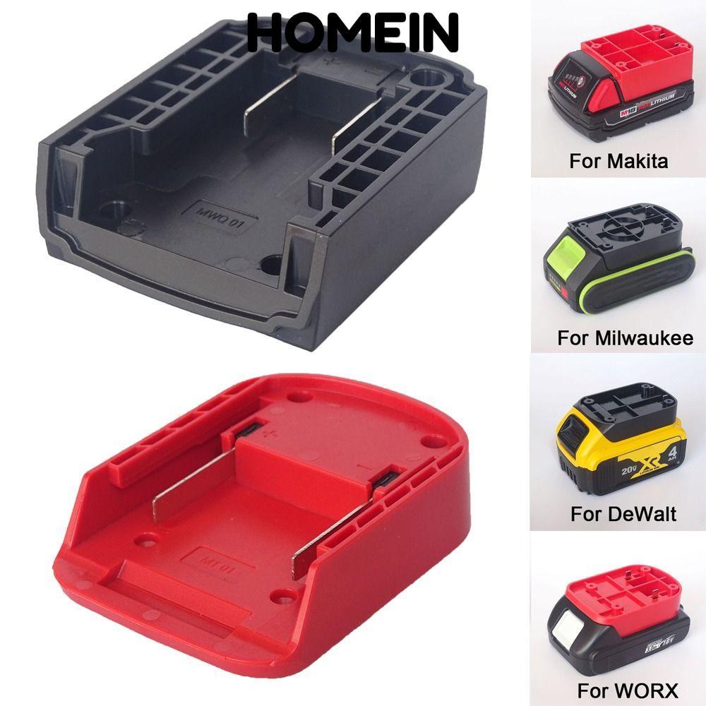 HOMEIN  Vỏ đầu sạc bền Thiết thực cho pin Lithium Makita / DeWalt / WORX / Milwaukee 18V