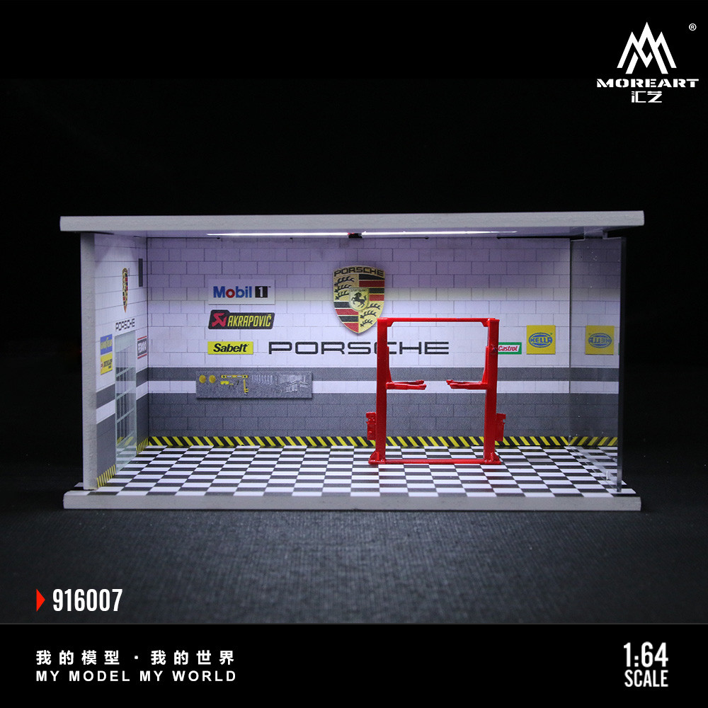 [ORDER] Mô hình diorama MOREART 1:64 Auto Repair Shop F-style-Lighting Version Scene MO916007