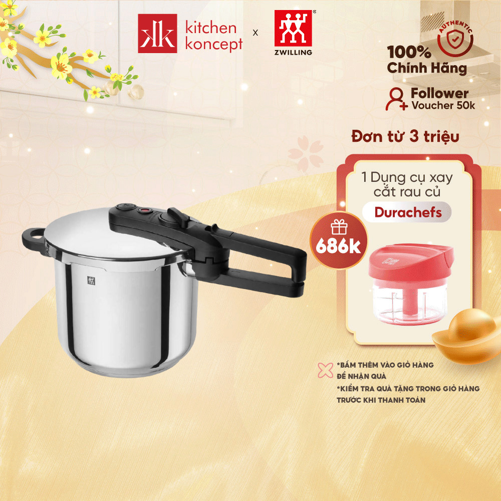 Nồi Áp Suất Zwilling EcoQuick - 7L