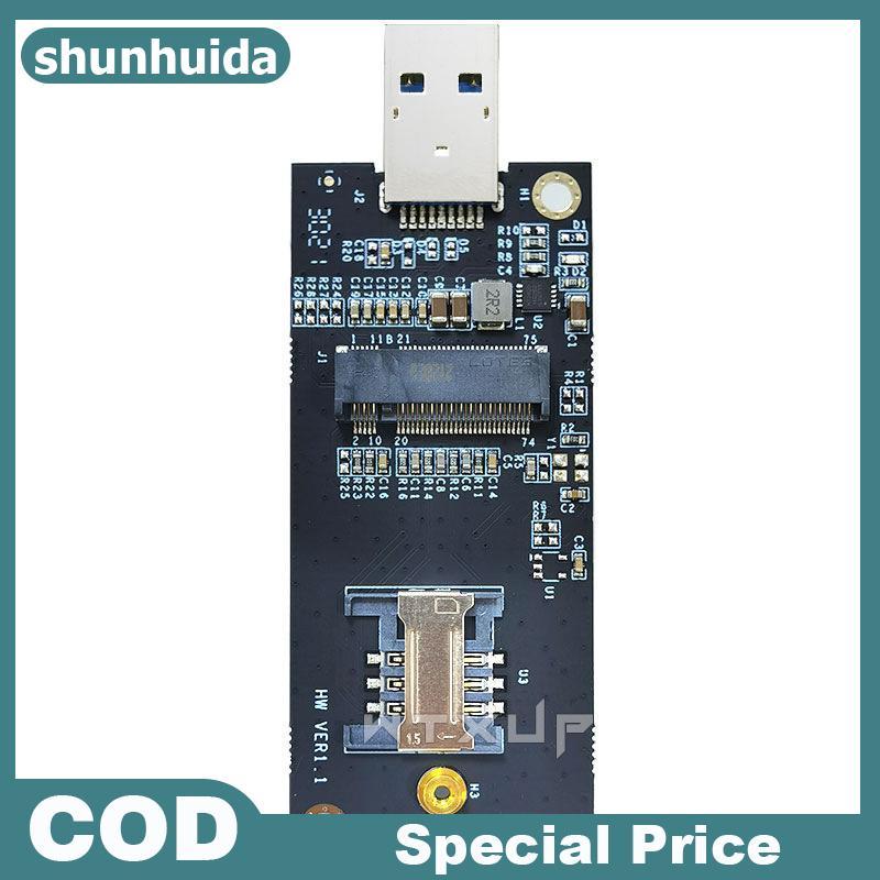 Shunhuida 1 Bộ DW5821E M2-NGFF DW5811e DW5816E EM7455 L860-GL Thẻ Mở Rộng USB3.0 Cho Mô Đun 3G / 4G 