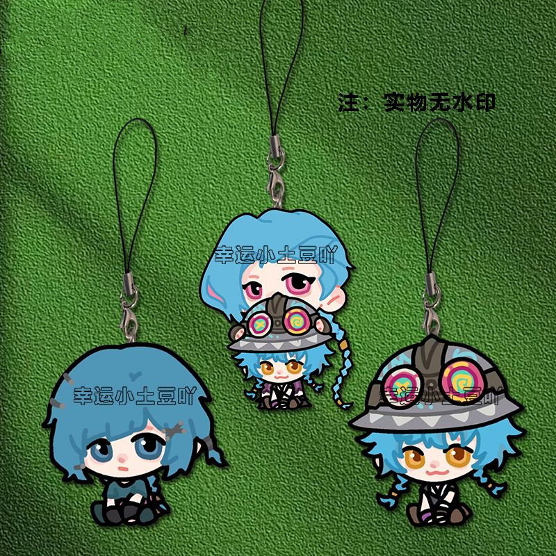 anime arcane jinx keychain Pendant Ornament Accessories Friend Gift