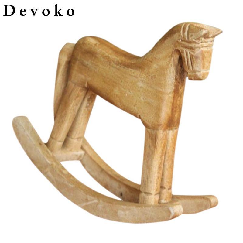 Devoko Ngựa Gỗ Bập Bênh 180Mm