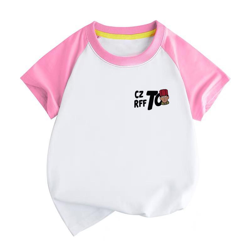 mới T-shirt cotton T-shirt, ngắn trẻ em, Áo nam