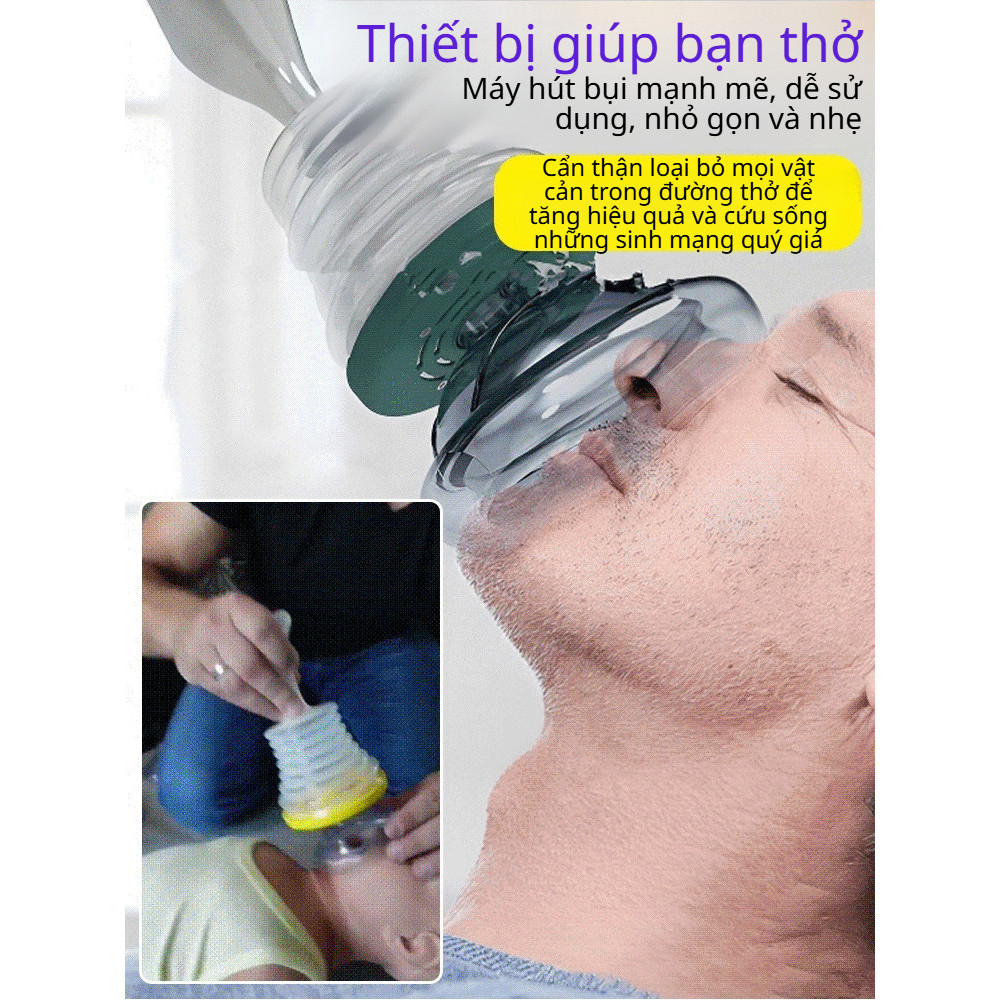 【Thiết Kế Nhỏ Gọn】 Mặt Nạ Cấp Cứu Ngạt Thở Thiết Bị Y Tế Khẩn Cấp/Dụng Cụ Sơ Cứu Hô Hấp/Phụ Kiện Cấp