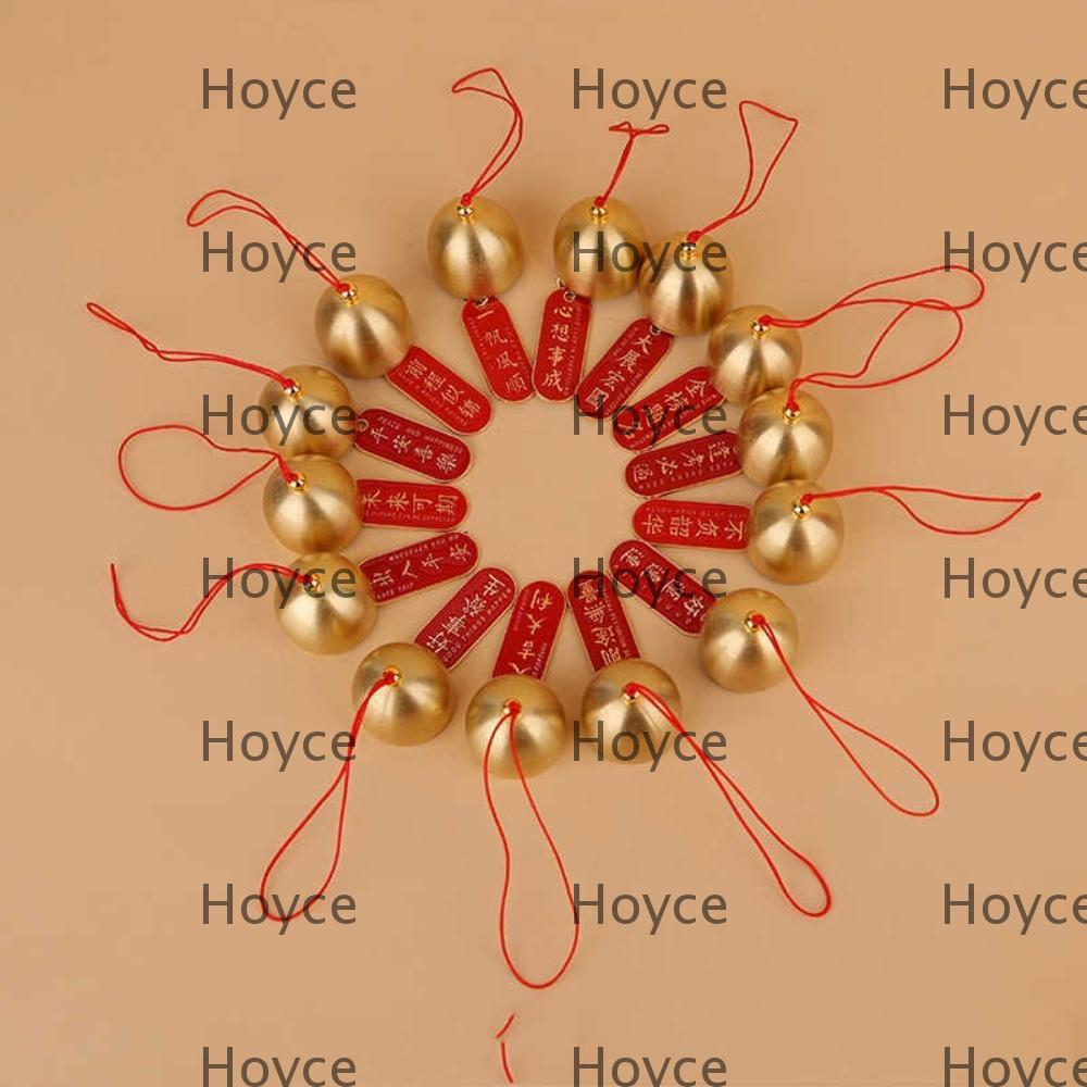 Chuông gió HOYCE, Treo chuông Jingle DIY, Jingle Ornament 2.8cm Mặt dây chuyền cây ô tô