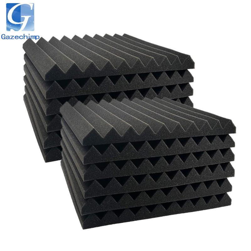 12 Chiếc Studio Acoustic Foam Panel 12 "X 12" KTV Cách Âm Bọt Biển Tường Gạch