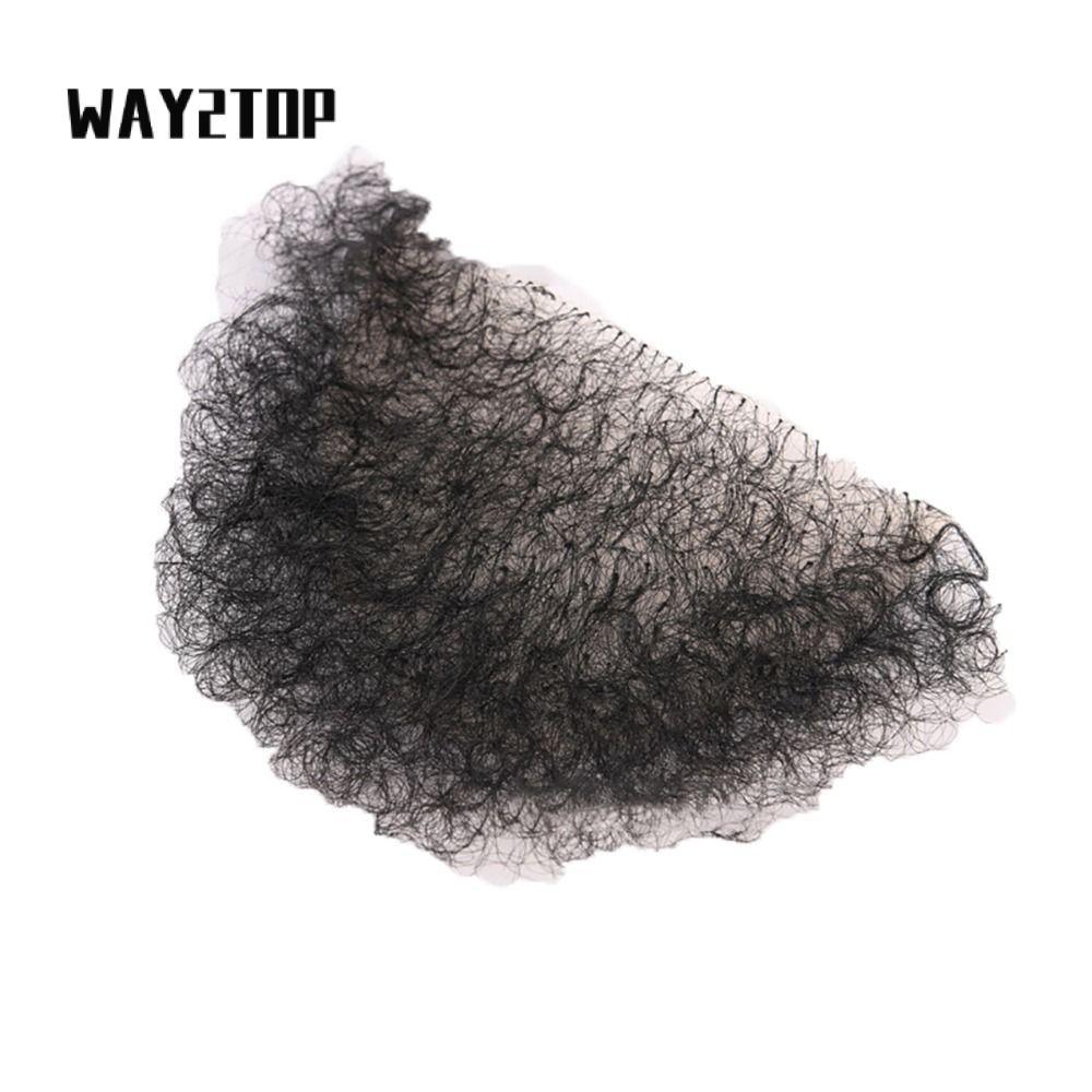 WAY2TOP Giả Pubic Tóc Búp Bê Silicon Mô Phỏng Thật Miếng Dán Nữ Tự Nhiên Sợi Nhiệt Độ Vô Hình Dán