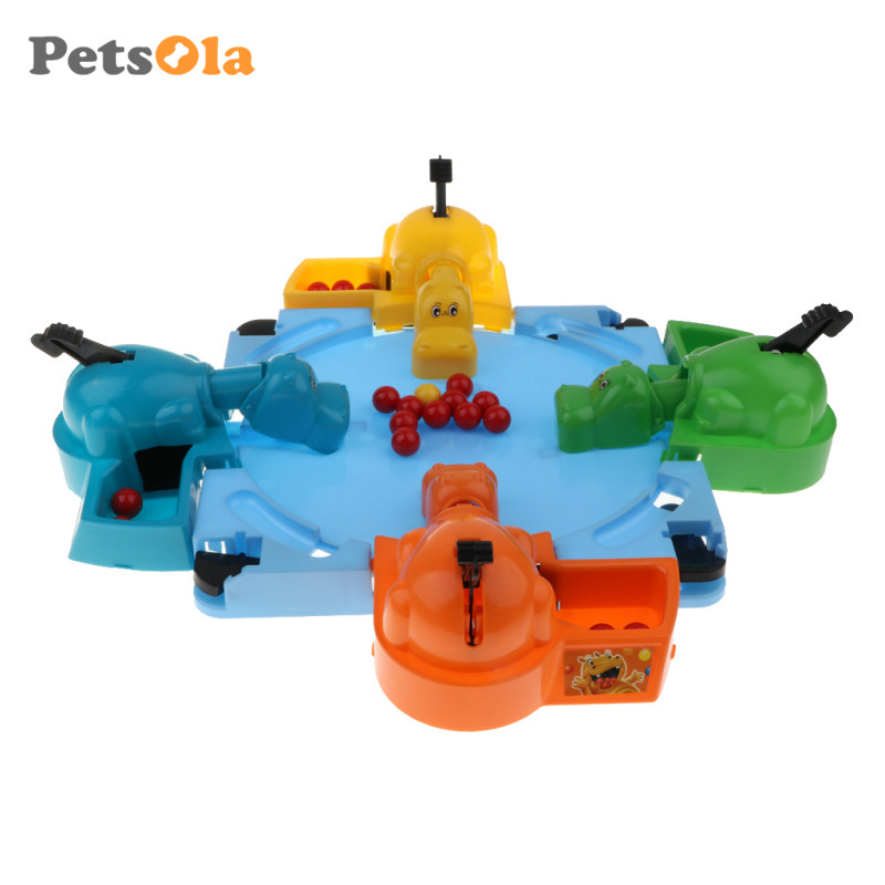 Máy tính để bàn Hungry Hippo Game Đồ chơi trò chơi bảng vui nhộn (Có hướng dẫn sử dụng tiếng Anh) dà