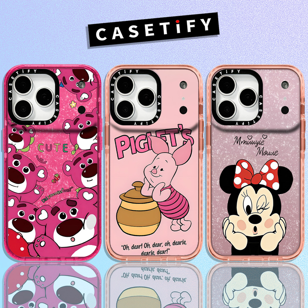 Chú gấu dâu & Minnie Casetify Shining Point ❥ ❈ ❈ ❈ ❈ ❈ iP17Pro Max ❈ ❈ ❈ ❈ IP16ProMax 16Plus 15ProM