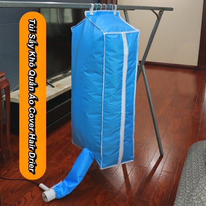 Túi Sấy Khô Quần Áo Gọn Di Động Tarpaulin Cover Hair Drier Dùng Với Máy Sấy Tóc Hair Dryer