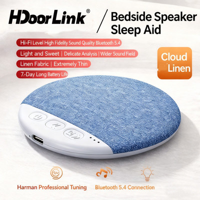 HdoorLink Siêu Mỏng Dưới Gối Loa Bluetooth X3pro Có Gối Tiếng Ồn Trắng Loa Ngủ Cho Giấc Ngủ Sâu