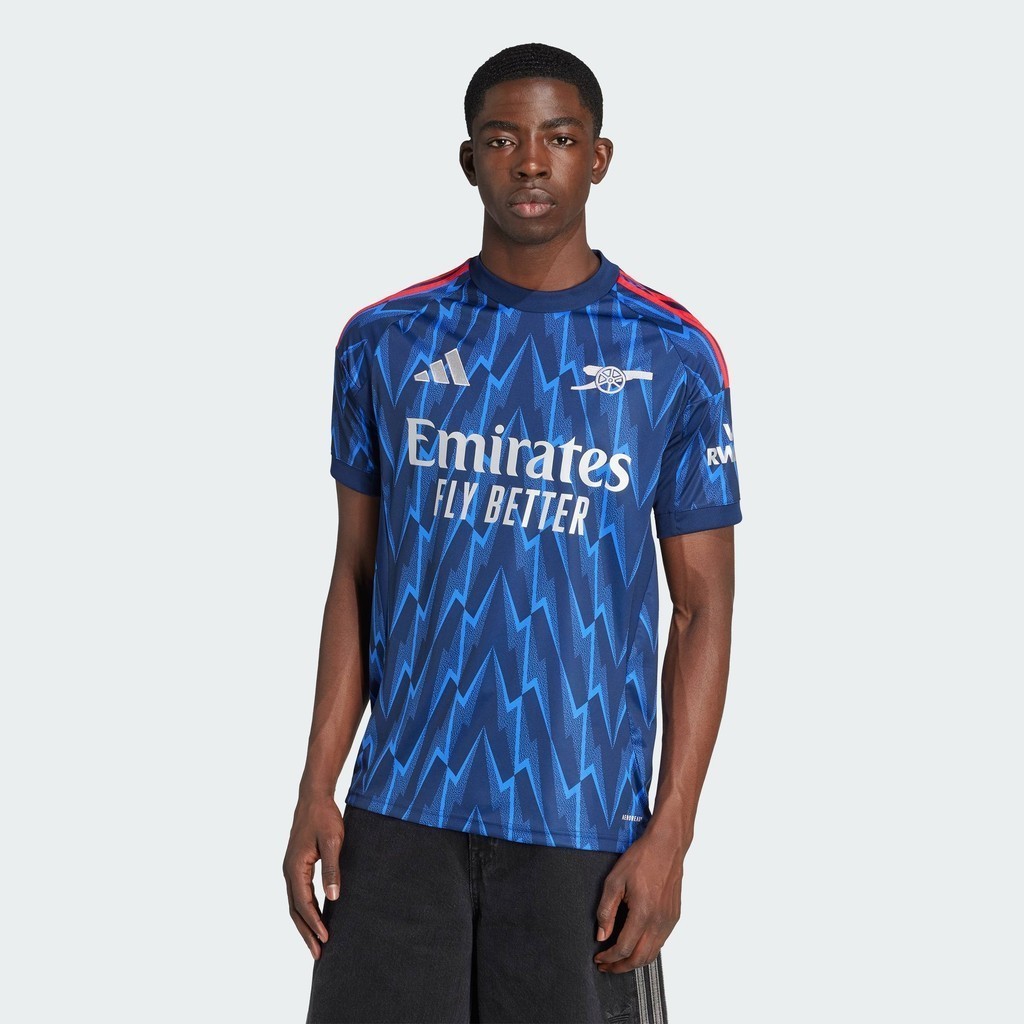 adidas Football Arsenal 25/26 Away Jersey Men Blue JI9511