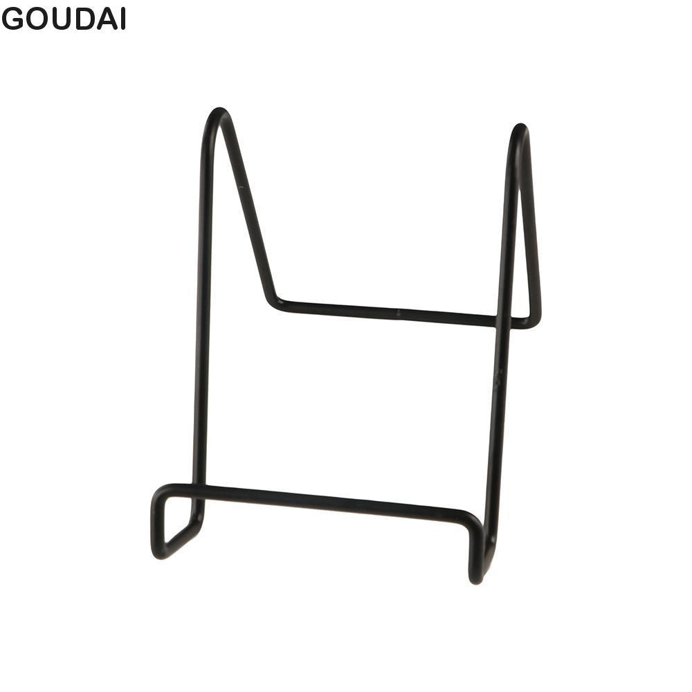 GOUDAI Iron Magazine Rack, File Paper Book Storage Rack, INS Photo Picture Collection Display Stand 