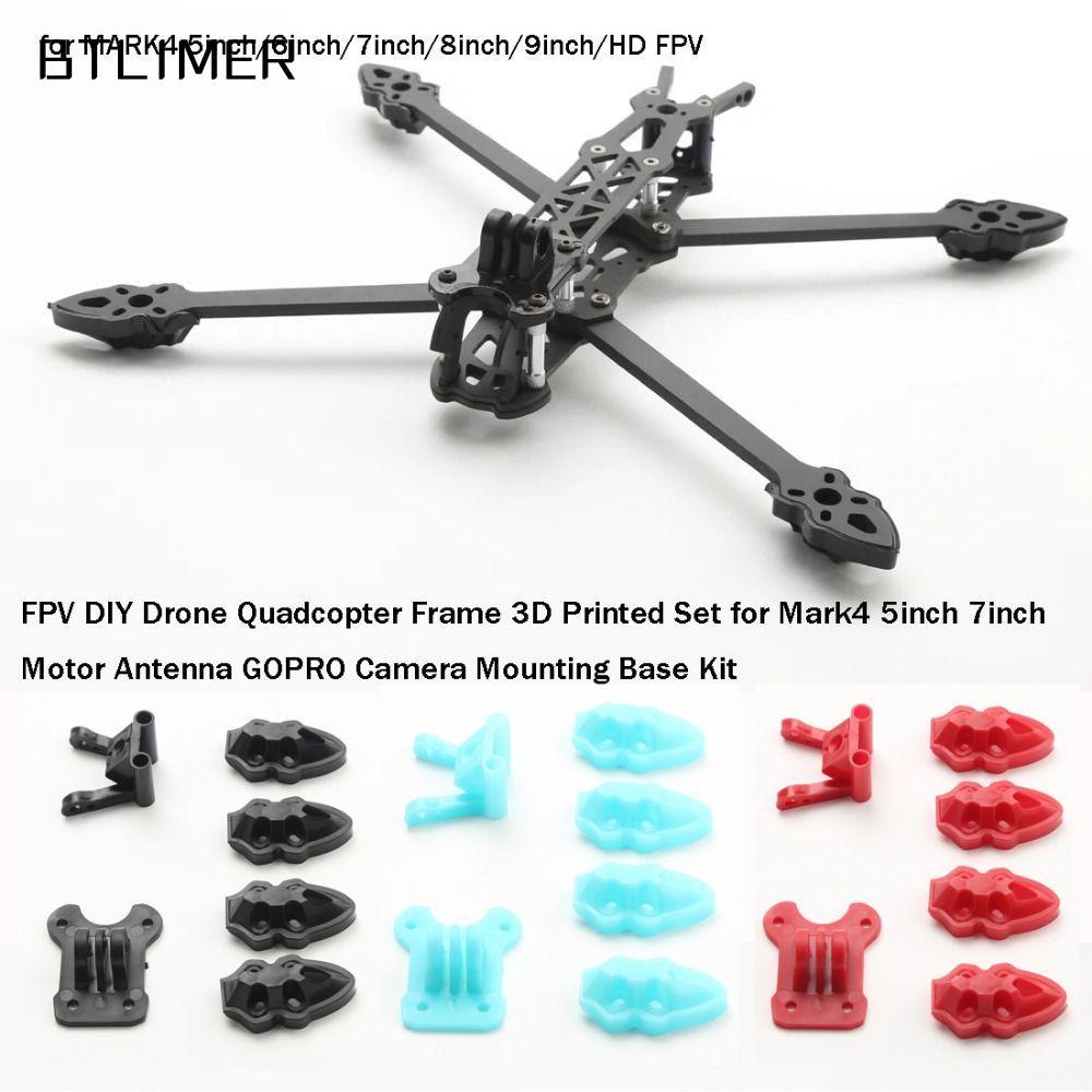 ESSECCOME DIY Drone Quadcopter Khung, Bộ in bằng nhựa FPV, Bộ máy ảnh Ăng-ten động cơ 5 màu cho Mark