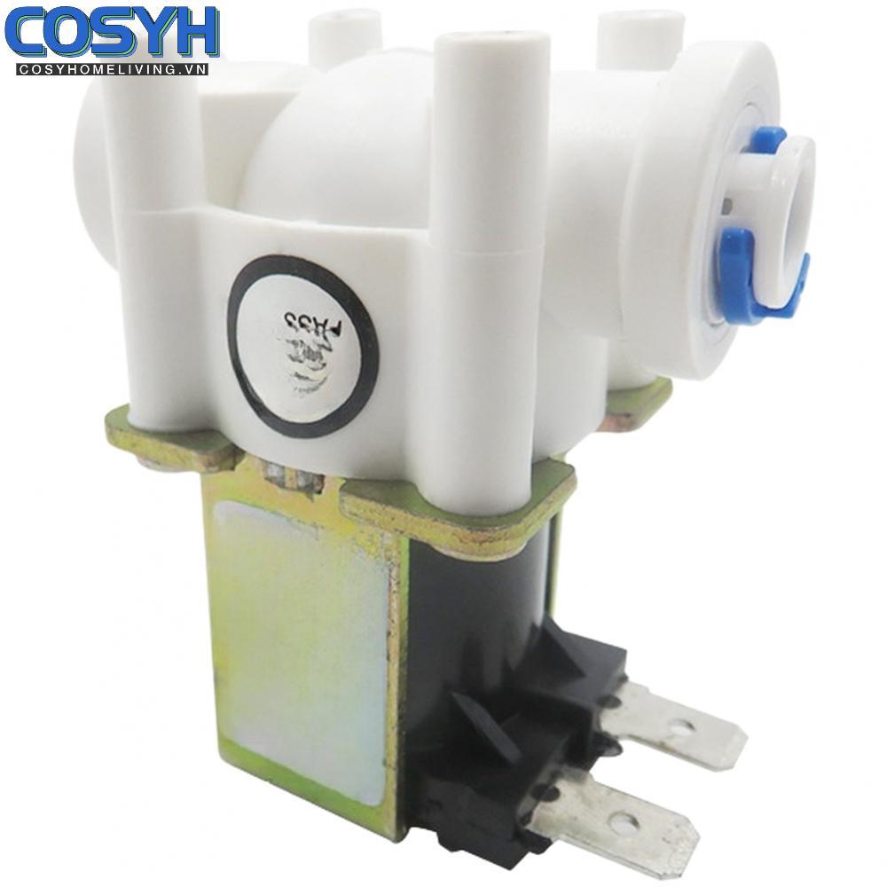 <cosyh>Solenoid Valve 12V DC Polyoxymethylene Body Stainless Steel Components