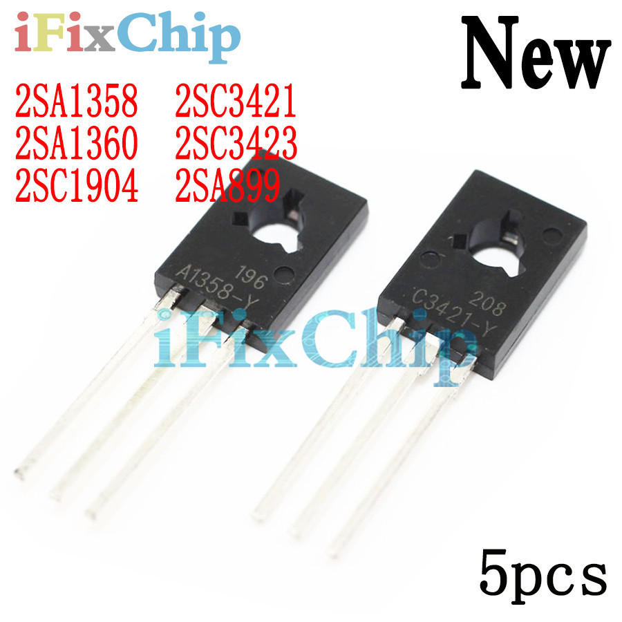 5 Chiếc 2SA1358 2SC3421A1358 C3421 2SA1360 2SC3423 2SC1904 2SA899TO-126 A899 C1904 C3423 A1360 Hiệu 