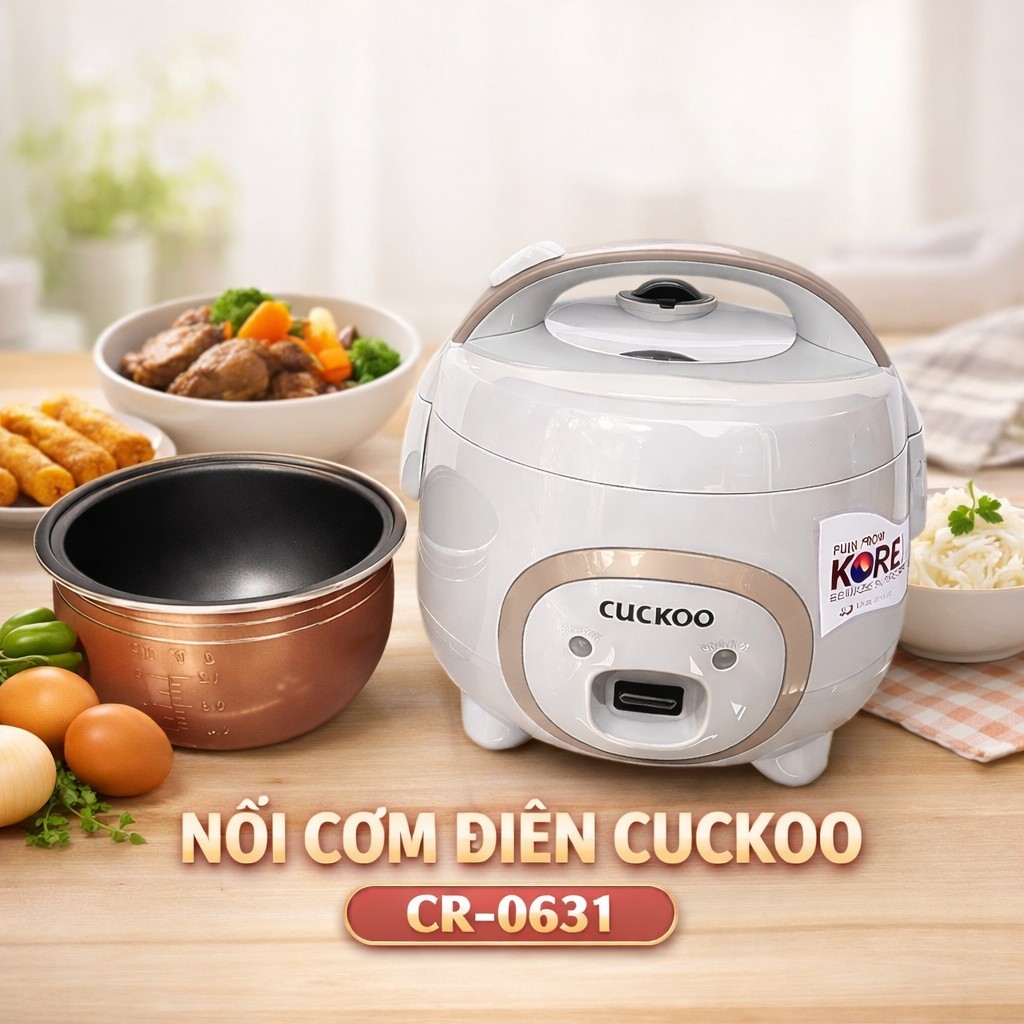 Nồi Cơm Điện Mini CUCKOO 1L 1L2 1L8 dáng lợn con BH 12 tháng