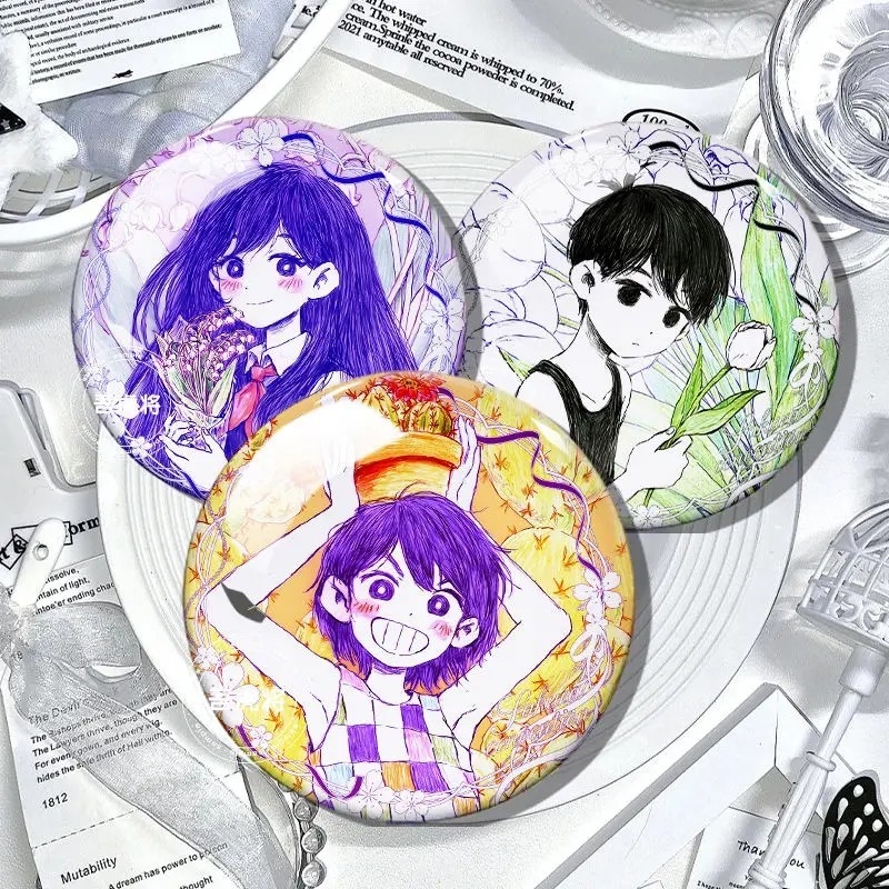 Huy hiệu Omori Game Anime Pin cài áo Aubrey Kel Hero Basil Mari mô hình trang trí balo túi xách phụ 