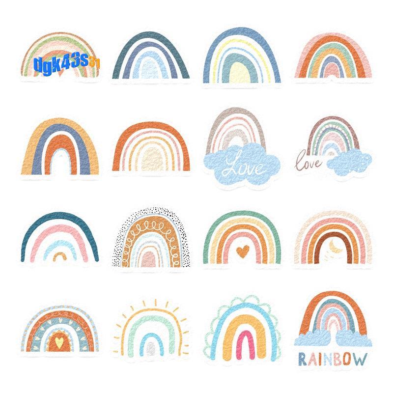 16 Miếng Dán Bình Tĩnh Phong Cách Cầu Vồng Cho Lo Âu Cảm Giác, Căng Thẳng Lo Âu Giảm Các Vật Dụng