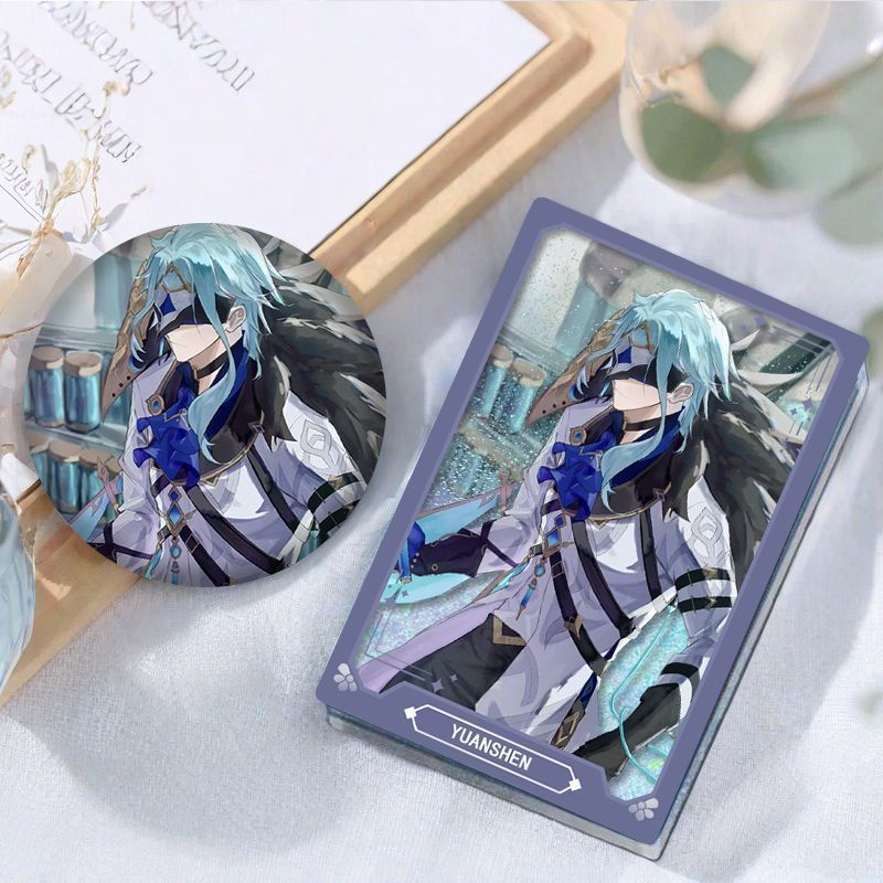 Genshin Impact / Dottore / Tiến sĩ Yuanshen Dottore Hàng hóa Long lanh Acrylic Huy hiệu Đồ trang trí