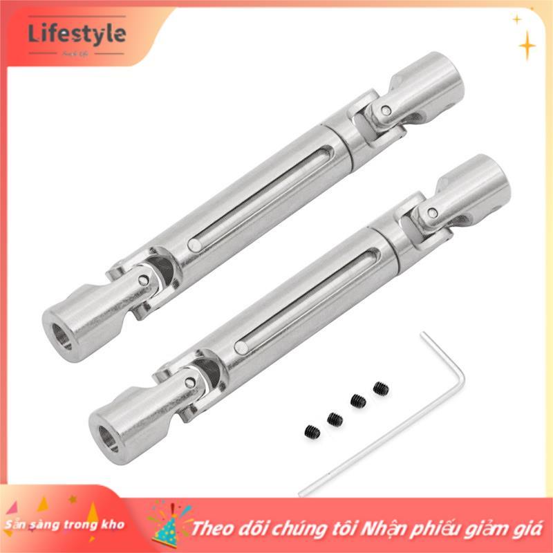 [lối sống] 2 Chiếc MN82 LC79 Trục truyền động kim loại CVD cho Mang Cow MN82 LC79 RC Xe tải Xe nâng 