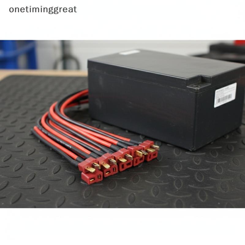 Onetiminggreat Deans Ultra Pigtail Cable T Plug Connector Nam / Nữ 10cm 12 / 14AWG Dây Silicon Mềm C