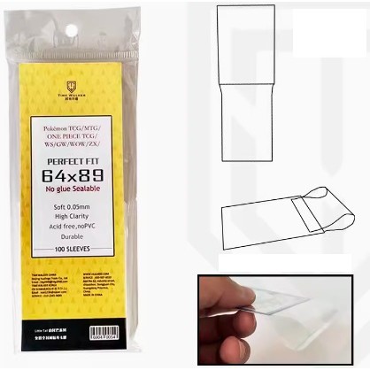 Bọc bài Time Walker inner sleeve sealable chính hãng, bảo vệ cả 4 cạnh an toàn tuyệt đối