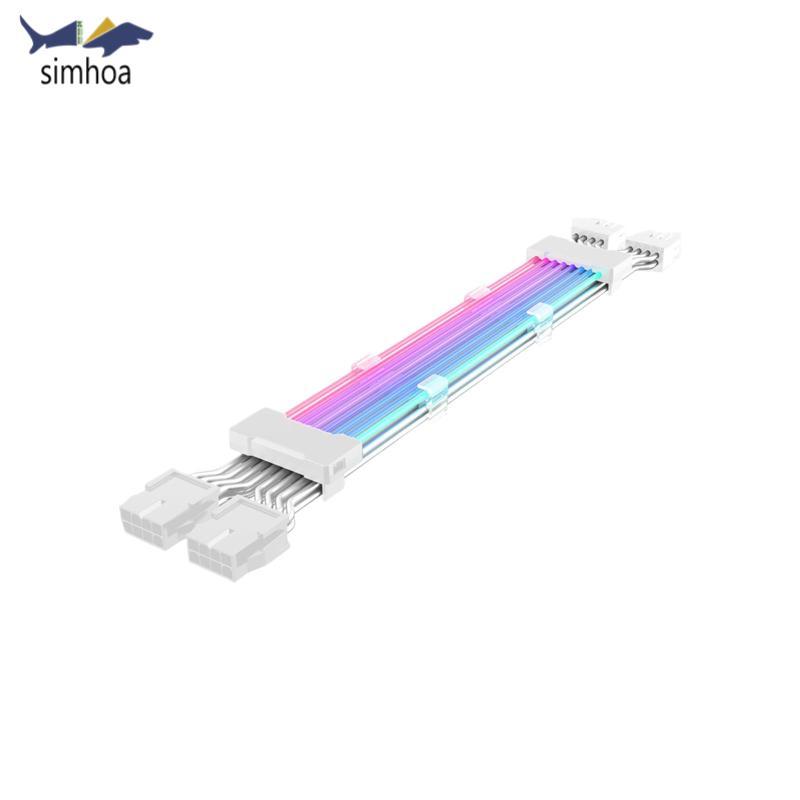 Cáp PCIe 24Pin 2x8Pin 3x8Pin 8 Pin RGB Cáp Nối Dài Cáp RGB Cho PC