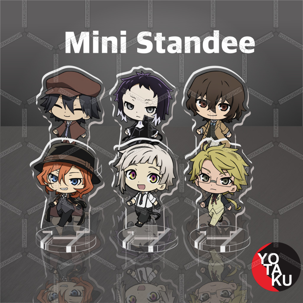 Mini Standee Figure Anime Akrilik Bungou Stray Dogs Seri 6 Dazai Chuuya YOTAKUSHOP