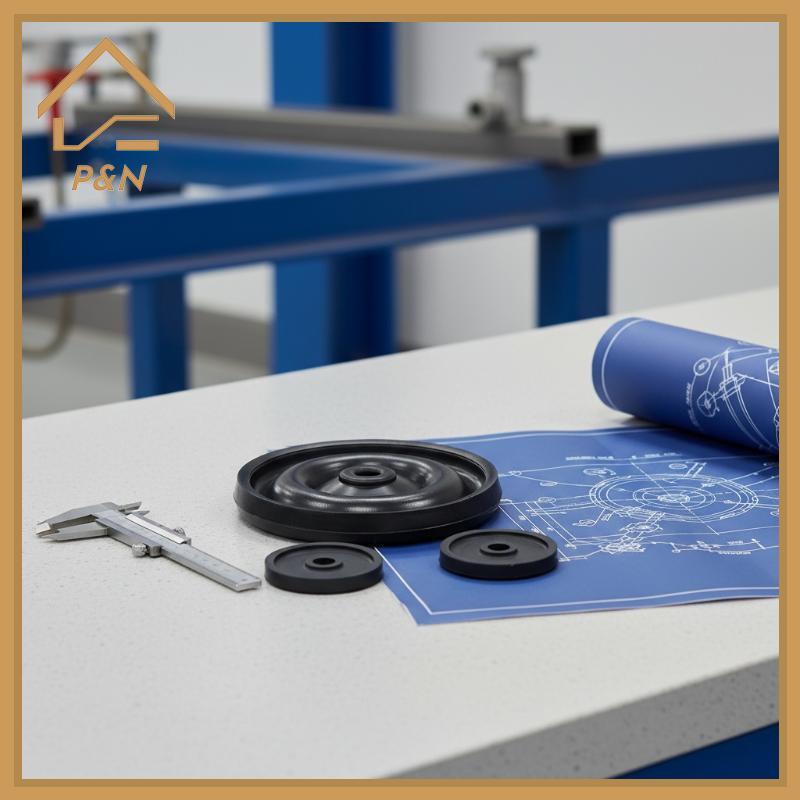 [P & N} 4 Bộ Dịch Vụ Màng Pulsator Cho Máy Hút Chân Không Sữa Bò L80 L90 / L02 / L80 AIR / L02 AIR /