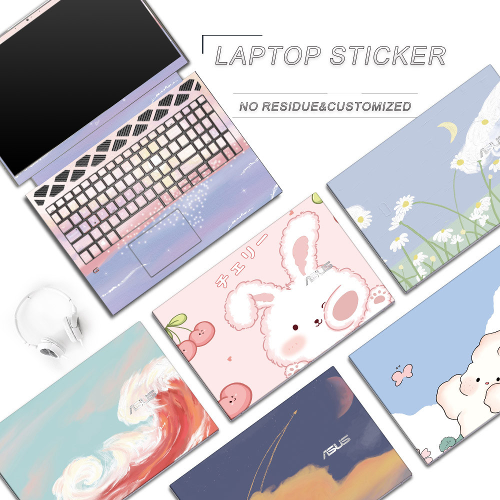 ASUS Zenbook S16 UM5606 3 Chiếc ABC Không Dư Lượng Costomized Máy Tính Laptop Precut Decal Da Vinyl 