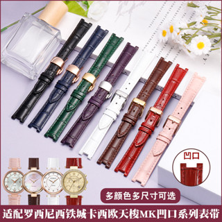 Giao diện lõm Dây đeo đồng hồ thích ứng với Rossi Nice Iron City MK Tissot Frie Dây chuyền đồng hồ bằng da thật lõm