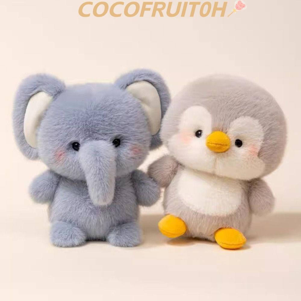 COCOFRUIT0H Búp bê đồng hành sang trọng, Gối động vật nhồi bông voi gấu, Thú nhồi bông dễ thương 16c