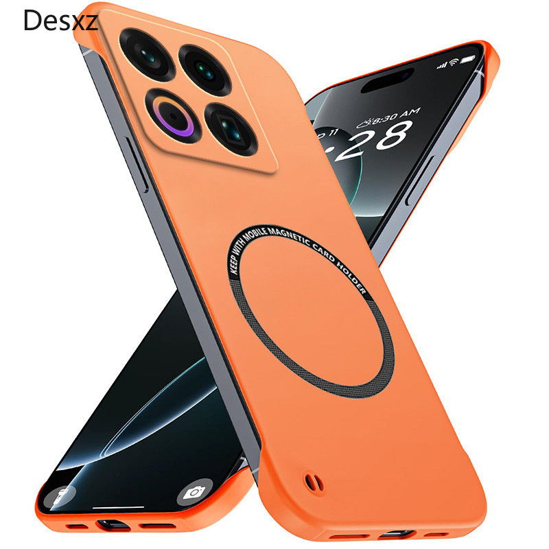Desxz Sang Trọng Từ Tính Mỏng Cho Meizu 22 Meizu22 2025 5G Ốp Điện Thoại Không Khung Matte Chống Trầ