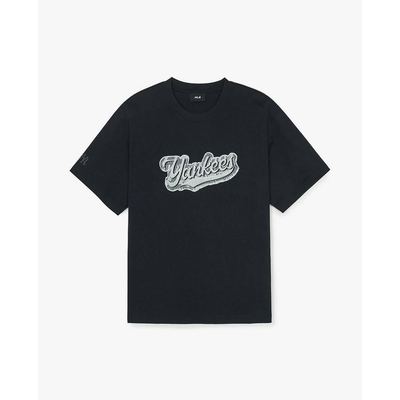 MLB - Áo thun unisex cổ tròn tay ngắn Monogram_3ATSM1063-50BKS
