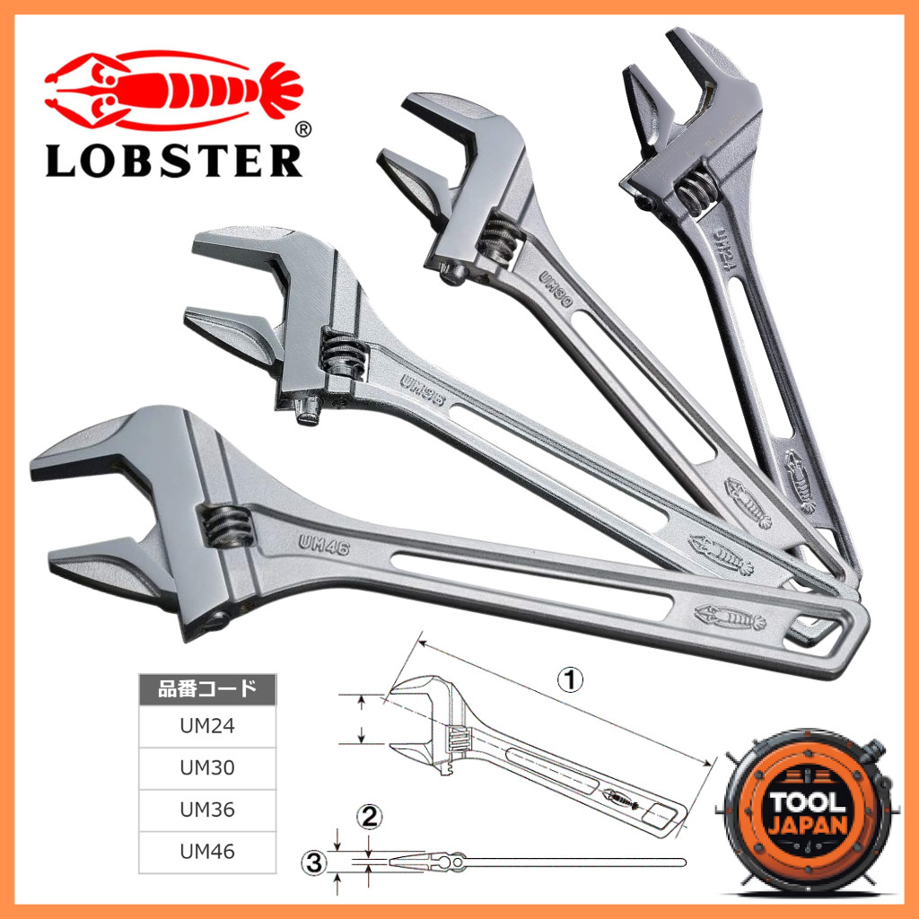 LOBSTER Hybrid Monkey Wrench