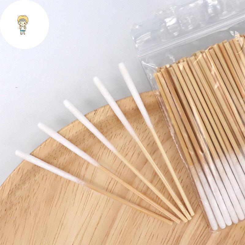 MOD 30 / 60 Chiếc Dùng Một Lần Dài Hơn Cotton Swab Brush Lint Free Micro Brush Wood Cotton VN
