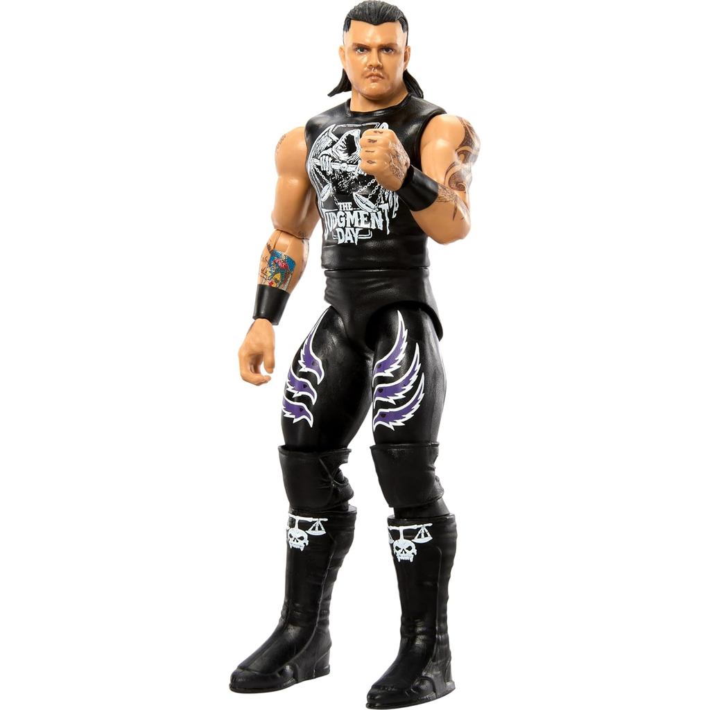 Nhân vật hành động Mattel WWE, Series #144 Bộ sưu tập Dominik Mysterio 6 inch với 10 điểm khớp nối &
