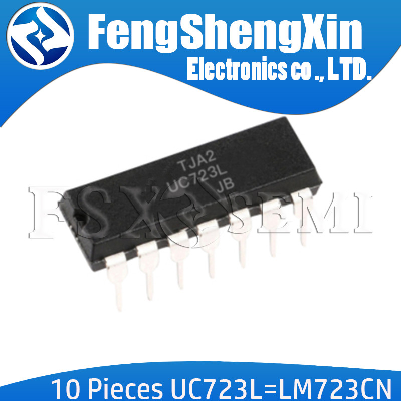 10 CÁI UC723L = LM723CN DIP14 LM723 DIP-14 MC1723CP IC điều chỉnh điện áp có độ chính xác cao